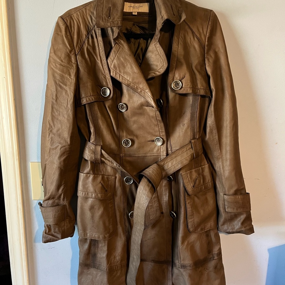 Karen Millen Tan Trench Coat